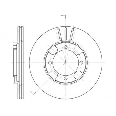 Тормозной диск REMSA 6389.10 Винница - изображение 1