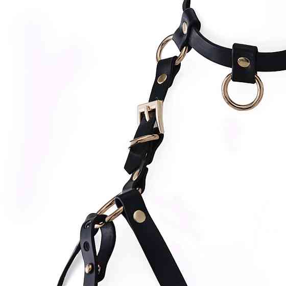Портупея на грудь LOCKINK SEVANDA Queen Chest Harness with Removable Bra Sex Aura Київ