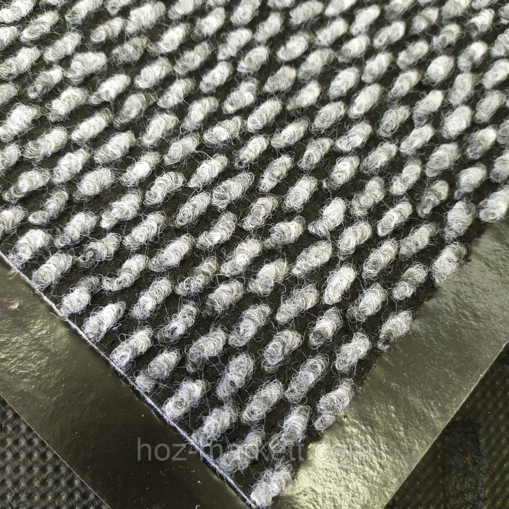 Коврик 120 х 80 см влаговпитывающий с ворсом в прихожую серый Харьков - изображение 6