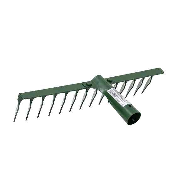 Грабли садовые крученые 14 зубов 370×82мм закрепительное крепление GRAD (5051925) Ровно