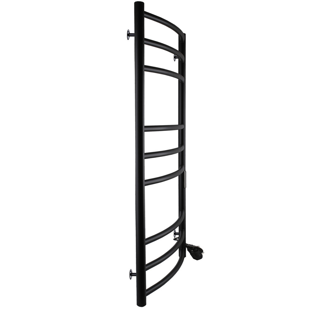 Полотенцесушитель UNIO LDE ЕU 1000-500-9 BLK Лесенка Дуга Элит электро черная (000029427) Киев - изображение 4