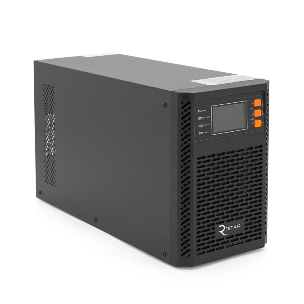 ДЖБ з правильною синусоїдою Ritar PT-3KL-LCD, 3000VA (2700Вт), 96В, Струм макс. 5A, під зовнішній АКБ (405*190*325) Київ - фото 5