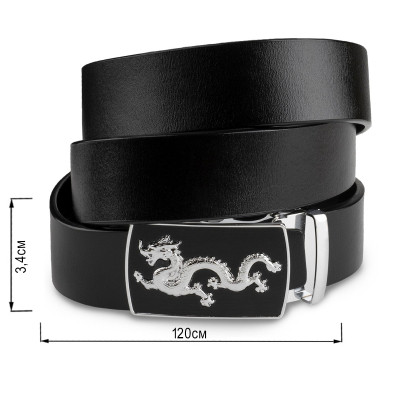 Ремень Vintage Мужской Черный (20256) Винница - изображение 3