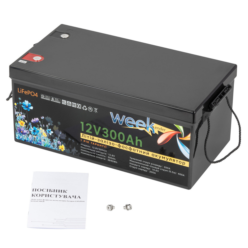 Акумулятор Weekender LiFeP04 12.8V 300Ah Київ - фото 2