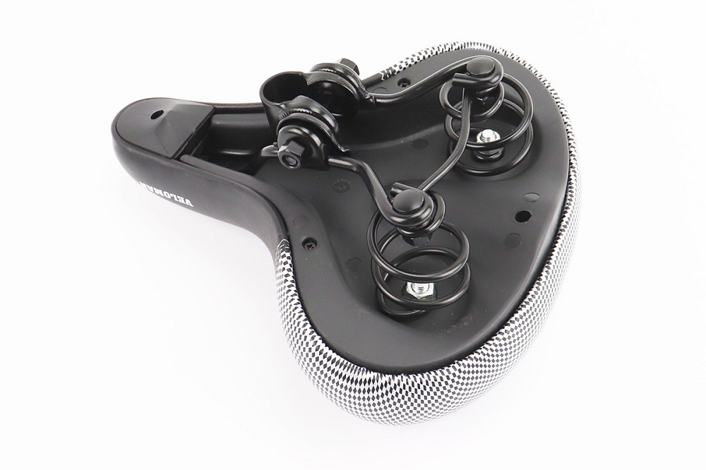 Сидіння ХВЗ 260x230мм, чорно-сіре CROSSRIDE N662-А Київ - фото 2