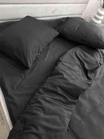 Ecotton Комплект постільної білизни Ecotton полуторний 150х215 см однотонний чорний Black Коломия