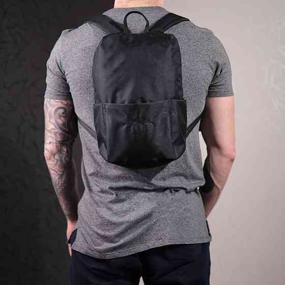 Міський стильний рюкзак з якісного поліестеру FABRA 22584 Чорний Київ