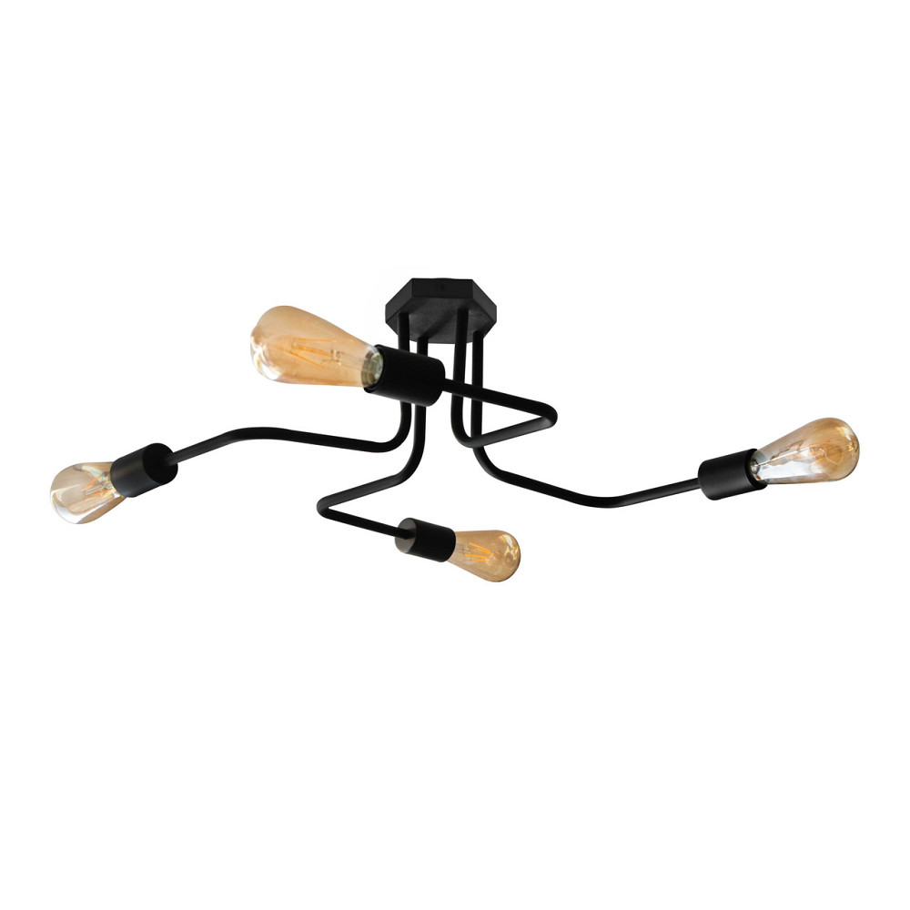 Стельова люстра павук чорна на 4 лампи Maze NL 5050/4 Одеса - фото 1