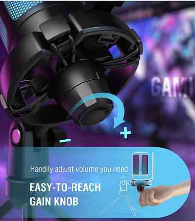 Игровой микрофон fifine A6‼️ black/white ‼️ Харьков