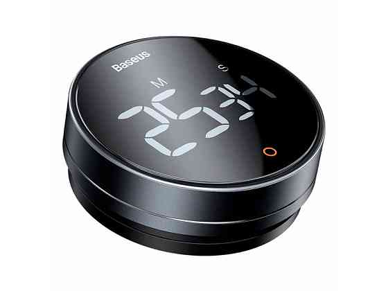 Кухонный таймер Baseus Heyo Pro LED цифровой магнитное крепление на холодильник подставка FMDS000013 Одесса