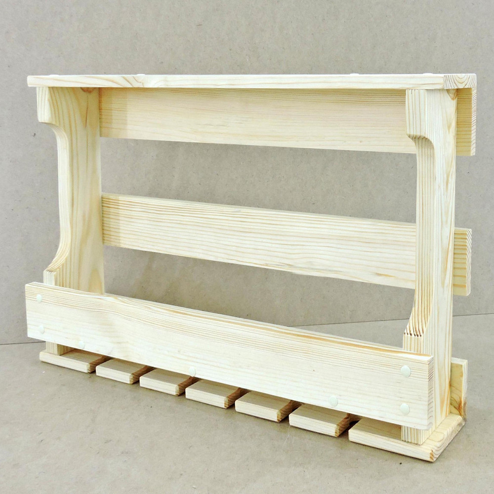 Настенная винная полка 