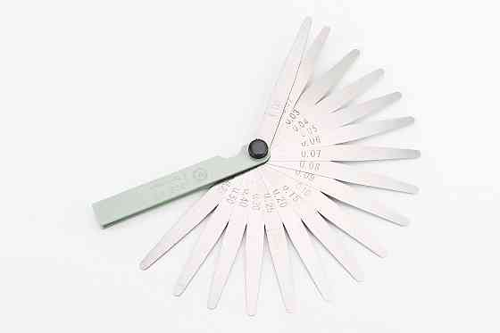 Щупи для регулювання зазорів клапанів 0,02-1,00мм, к-кт Київ