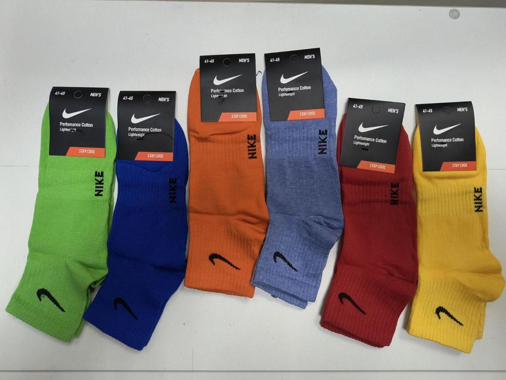 Набір чоловічих спортивних шкарпеток середньої висоти 6 шт. в пакованні.Розмір 41-45 Київ - фото 2