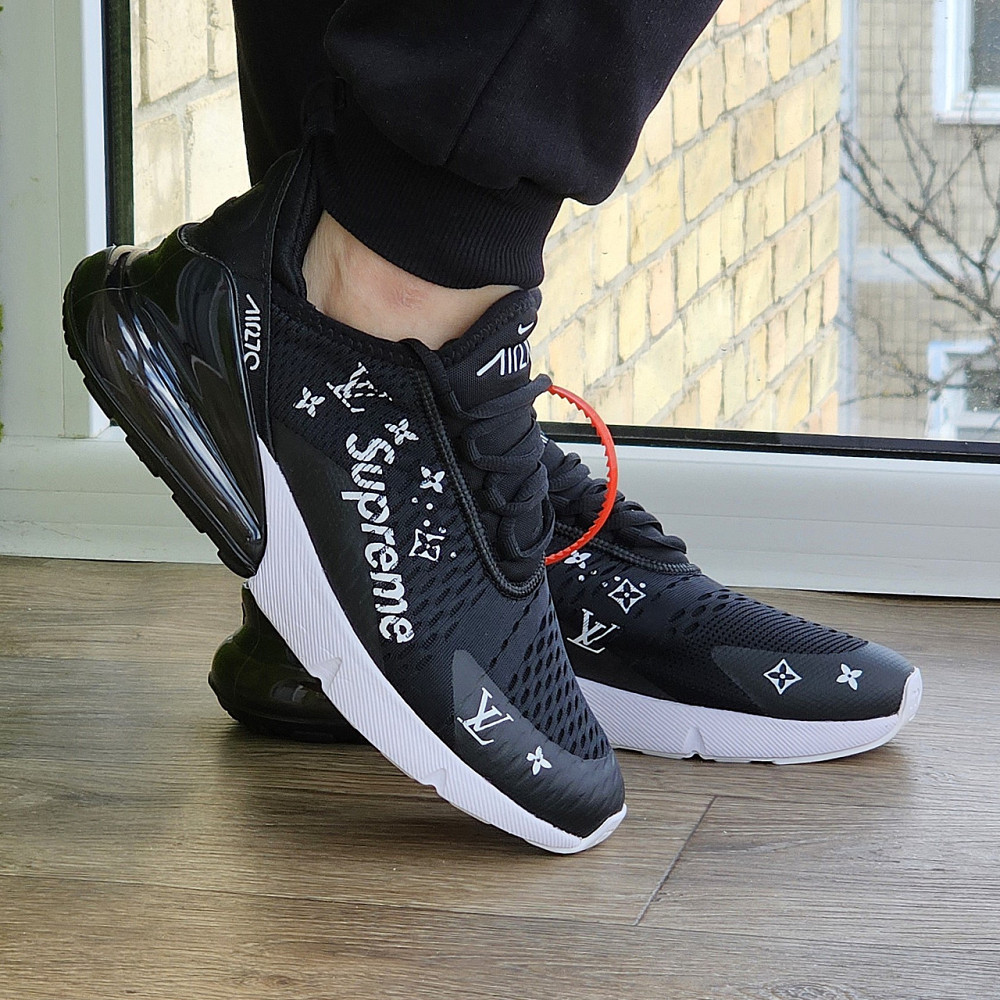 Кросівки Nike 270 Чоловічі Чорні Найк з Амортизацією Тканинні Літні Сіточка (розміри: 41,42,43,44,45) — 001 Дніпро - фото 5