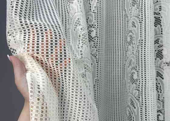 Кухонная арка № 000к сетка Без тесьмы молочный 300х170 см (51-080) Киев