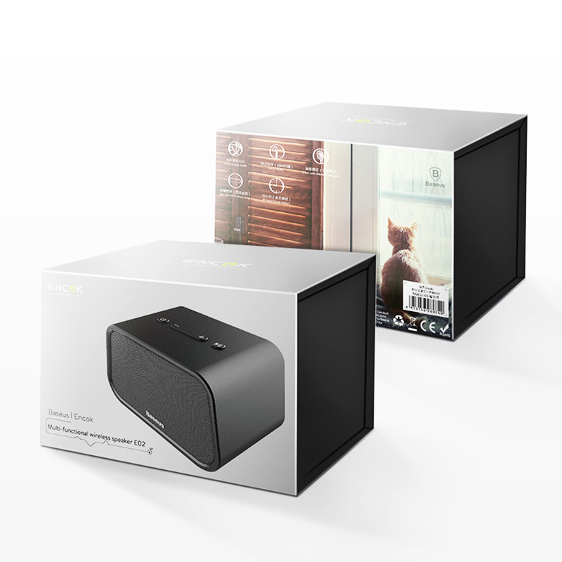 Bluetooth колонка Baseus Encok E02 NGE02-01 (Чорна) вітрина Николаев - изображение 10