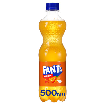 Напій Fanta Безалкогольний сильногазований соковмісний Апельсин 500 мл (40822938) Вінниця - фото 1