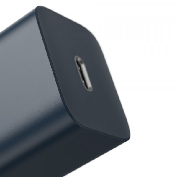 Зарядний пристрій 1xUSB 20W (USB-C) + Cable Type-C Синій Baseus (TZCCSUP-B03) Київ - фото 6