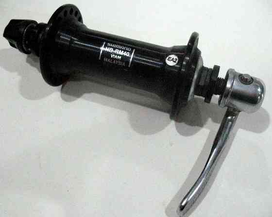 Втулка переднего колеса велосипеда (алюминий) (36 спиц, эксцентрик, HB-RM40, черная) Мукачево