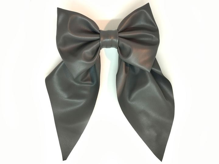 Заколка женская серый Бант Киев - изображение 1