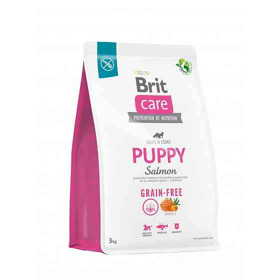 Сухой корм Brit Care Dog Grain-free Puppy для щенков, беззерновой с лососем, 3 кг Винница