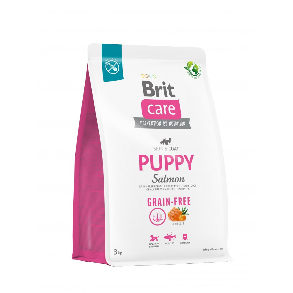 Сухой корм Brit Care Dog Grain-free Puppy для щенков, беззерновой с лососем, 3 кг Винница - изображение 1