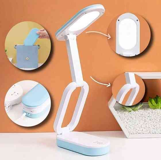 Світильник настільний LED VALESO акумуляторний, складаний, повний спектр, блакитний 1964 Коломия