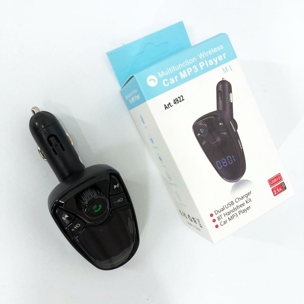 Адаптер в прикурювач для музики FM M1, Fm-модулятор хороший звук, FM-трансмітер з USB для автомобіля FT-68 Львів - фото 10