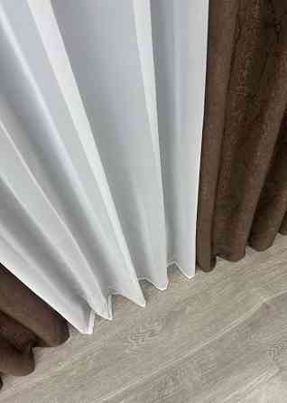 Шторна тканина жакард колекція "Viva Marmo" колір коричневий 1780ш Київ