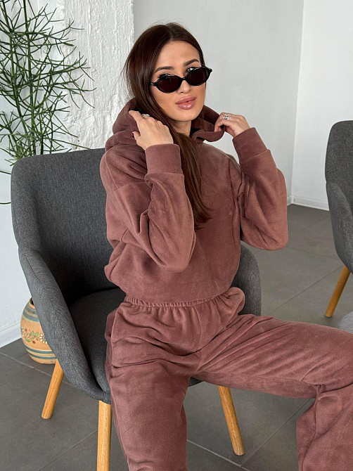 Флісовий жіночий костюм із капюшоном Моко 42/46 Харків - фото 2