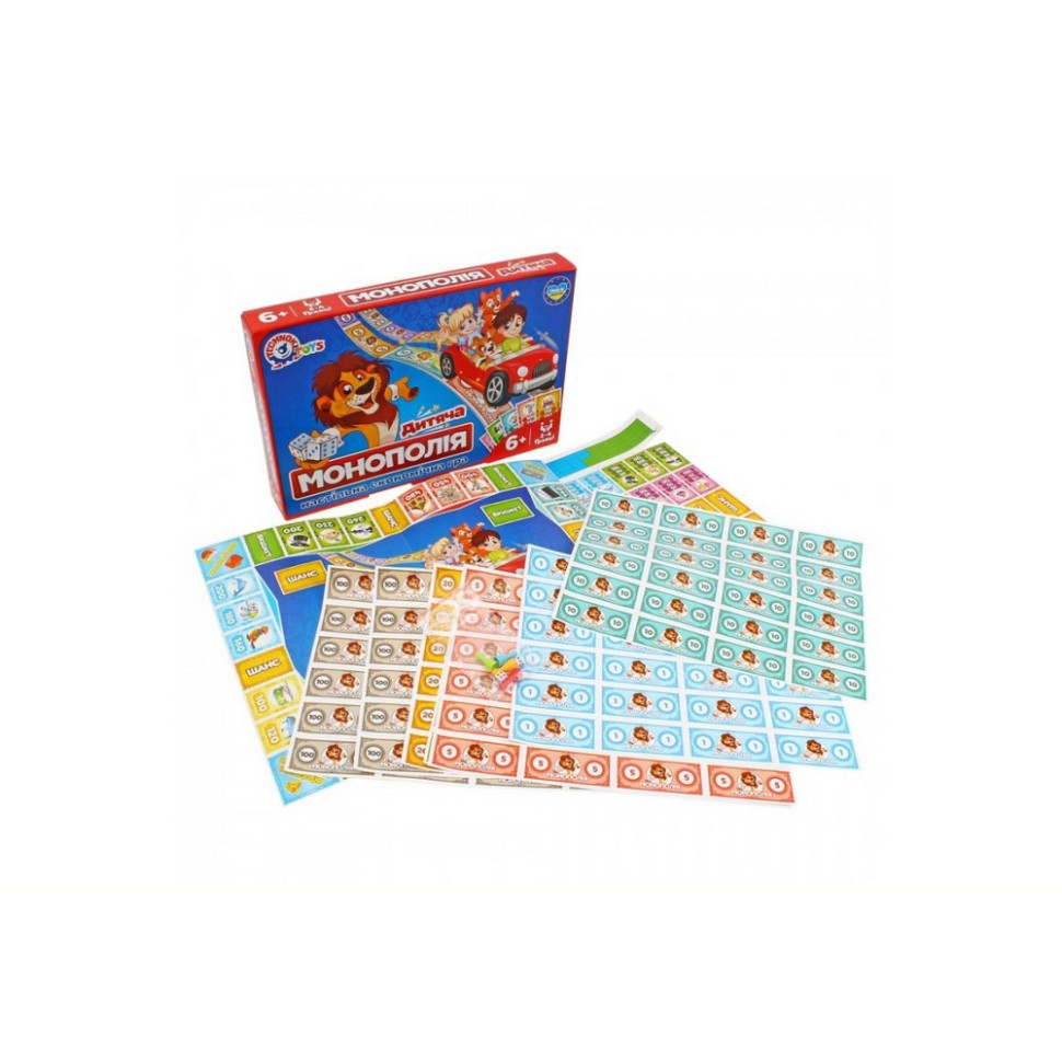 Настільна гра "Монополія" 0755TXK з ігровим комплектом грошей Вінниця - фото 4