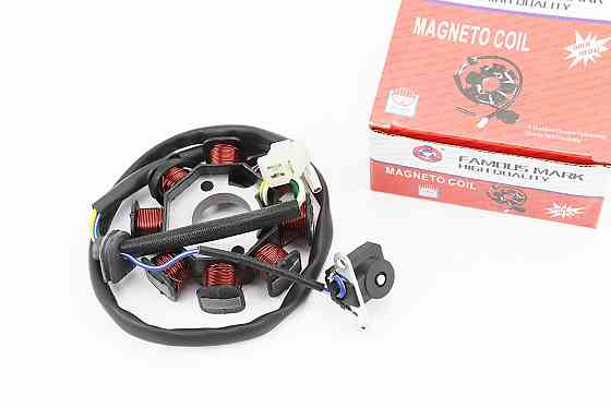 Статор магнето (генератора) Honda WH 100 (8 котушок роз'єм "мама 3 + 1") Київ