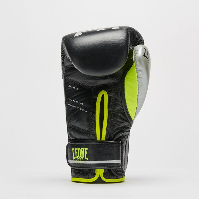 Боксерські рукавиці Leone GN110F REVO FLUO Black 12 унцій (бинти 4 м. в комплекті) Каменское - изображение 5