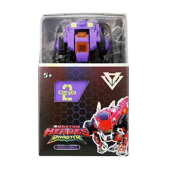 Динозавр-трансформер Dinoster - Пурпуровий Раптор-бот Дніпро