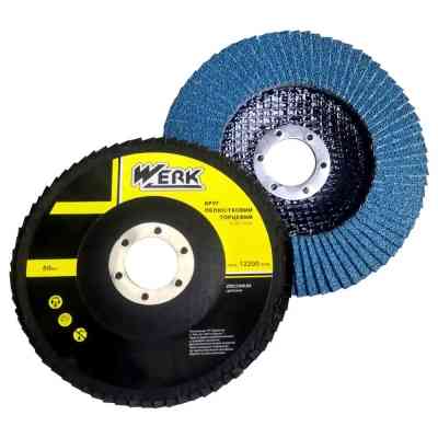 Круг зачистной Werk лепестковый ЦИРКОНИЙ Р36, 125х22,2 Т27 (76085) Винница