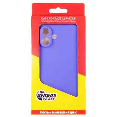 Чехол для мобильного телефона Dengos Carbon iPhone 16 Plus (purple) (DG-TPU-CRBN-211) Винница