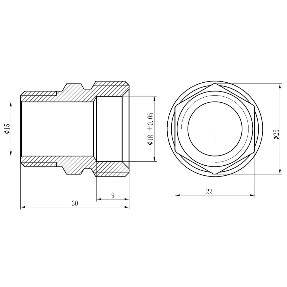 Муфта обтискна Thermo Alliance Forte 20х1/2" НР SF172W2015 Київ - фото 8