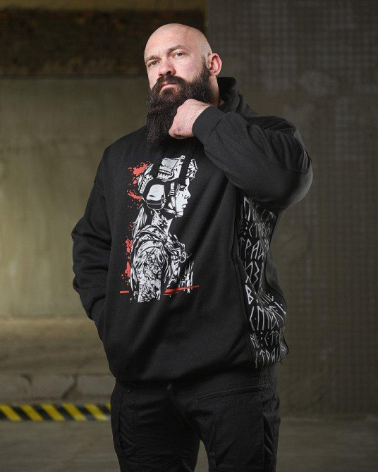 Теплая худи ghetto warrior  НП4873 Одесса - изображение 1