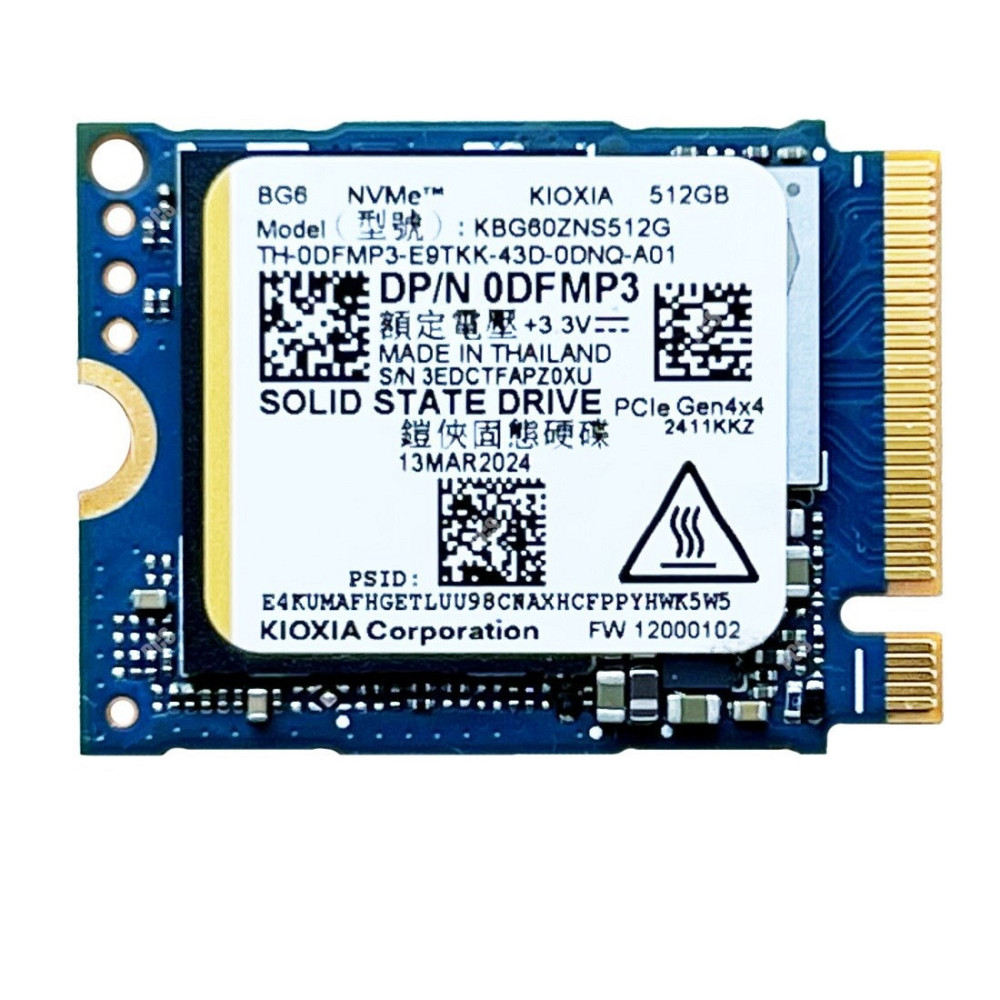 Накопичувач SSD 512 GB Kioxia M.2 2230 NVMe PCIe 4.0 x4 (KEG60ZNS512G) ( 20760 ) Харків - фото 1