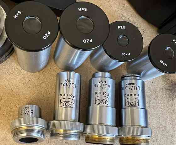 Микроскоп PZO с осветителем ОЭ-1 в идеальном состоянии! Харьков