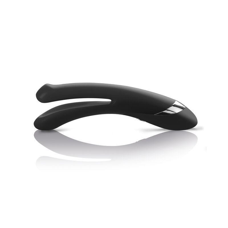 Вібратор подвійний з електростимуляцією Mystim Tingling Aparte eStim Black, міостімулятор Sex Aura Київ - фото 2