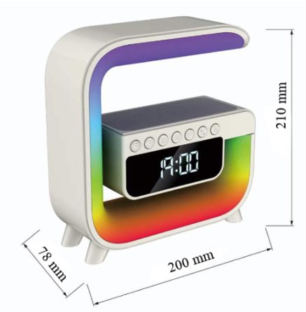 Настольная смарт лампа-ночник G-Smart G30 с беспроводной зарядкой Днепр