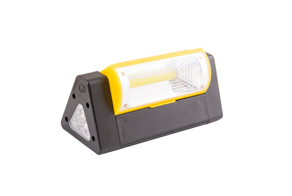 Ліхтар магнітний з регулюванням нахилу бічного світла MASTERTOOL 125х52х52 мм 6xLED+COB LED 4xAAA 94-0809 Коломыя - изображение 3