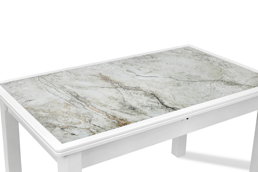 Стіл обідній Керамік (1220+380)*740, білий Киев - изображение 3