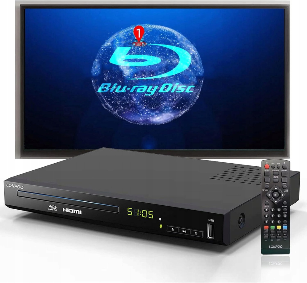 Програвач Lonpoo Blu-ray Disc Player LP-100 Луцк - изображение 1