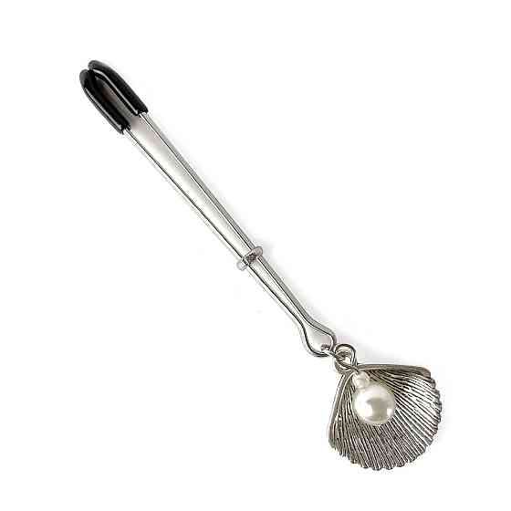Затискач для клітора Art of Sex - Clit Clamp Silver Pearl Sex Aura Київ