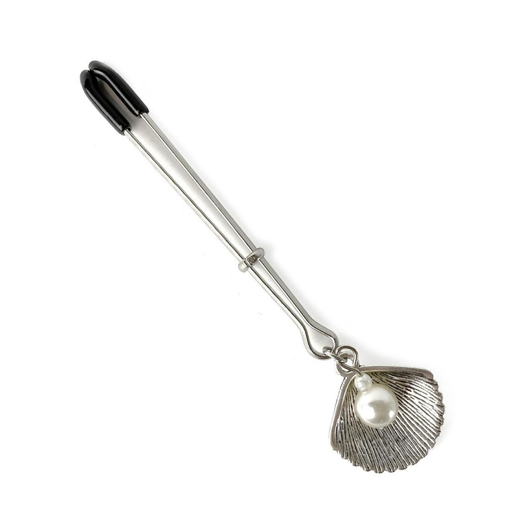Затискач для клітора Art of Sex - Clit Clamp Silver Pearl Sex Aura Київ - фото 1