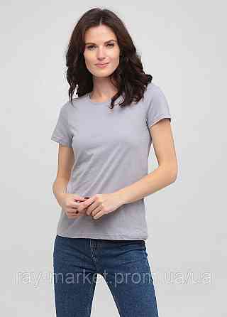 Футболка базовая Stedman Classic-T Unisex женская приталенная светло-серая (ST2600-SGY ) Киев