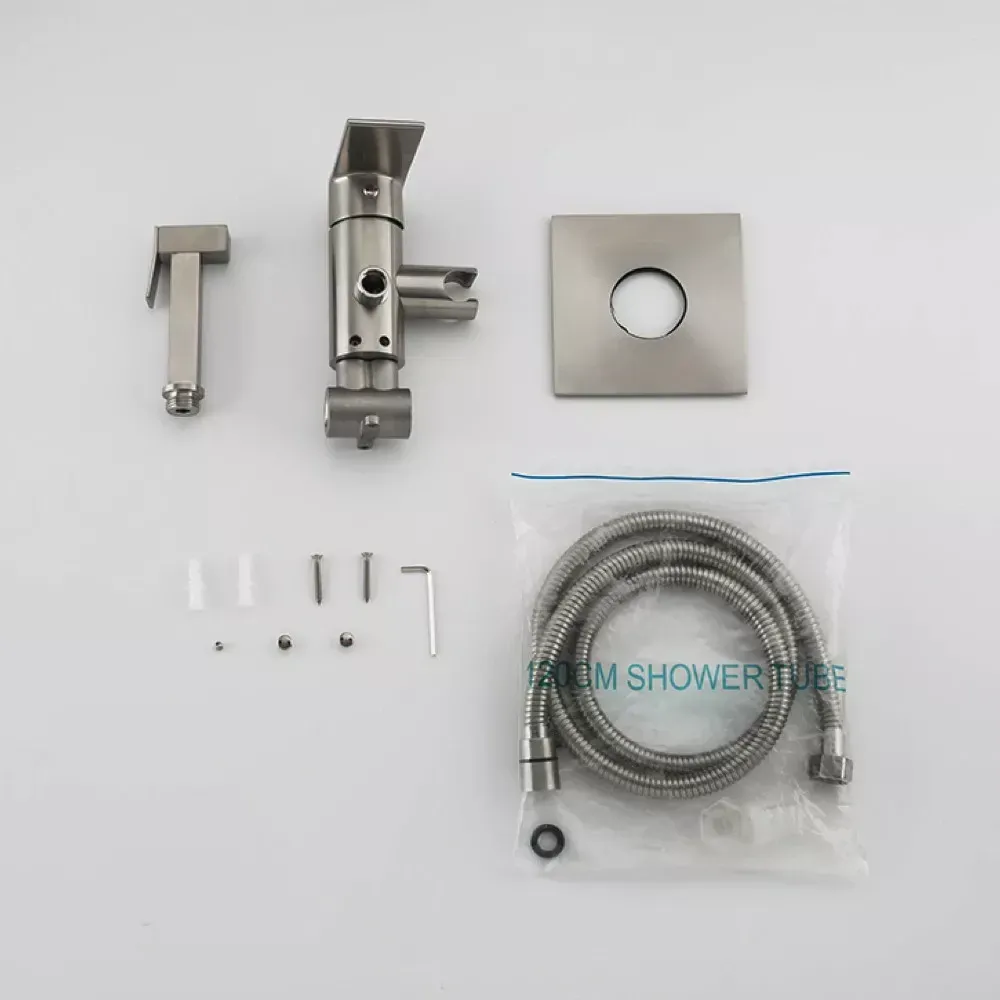 Гігієнічний душ прихованого монтажу GAPPO G7299-20 з нержавіючої сталі Київ - фото 3