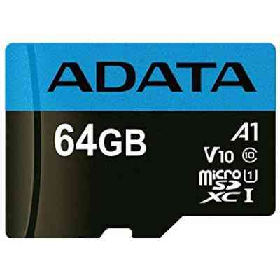Карта пам&apos;яті ADATA 64GB microSD class 10 UHS-I A1 Premier (AUSDX64GUICL10A1-RA1) Вінниця
